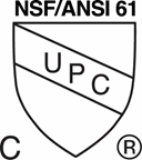 NSF/ANSI 61 C UPC Mark of Conformity